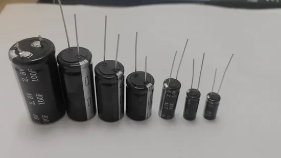 ウルトラキャパシタ 高電圧および低 ESR の 2.8V 10f スーパーキャパシタ